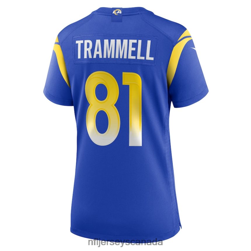 Women Los Angeles Rams Austin Trammell Nike Royal Game Player Jersey Clothing NFL TBXFR65761