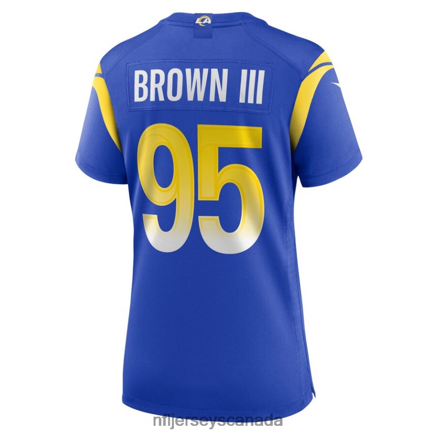 Women Los Angeles Rams Bobby Brown III Nike Royal Game Jersey Clothing NFL TBXFR66712