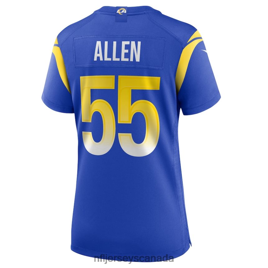 Women Los Angeles Rams Brian Allen Nike Royal Game Jersey Clothing NFL TBXFR66929