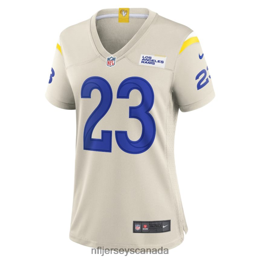 Women Los Angeles Rams Cam Akers Nike Bone Game Jersey Clothing NFL TBXFR65725