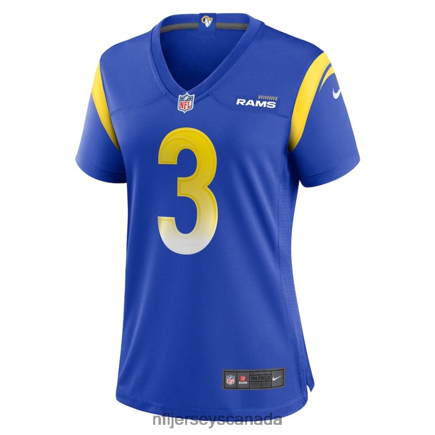 Women Los Angeles Rams Cam Akers Nike Royal Game Jersey Clothing NFL TBXFR64699