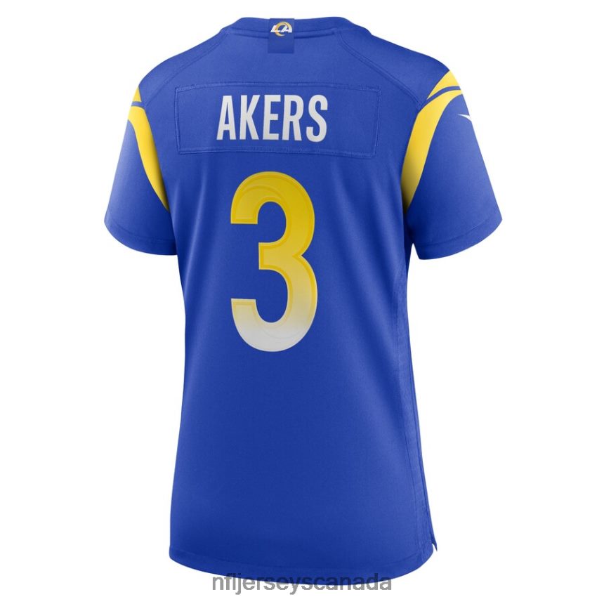 Women Los Angeles Rams Cam Akers Nike Royal Game Jersey Clothing NFL TBXFR64699