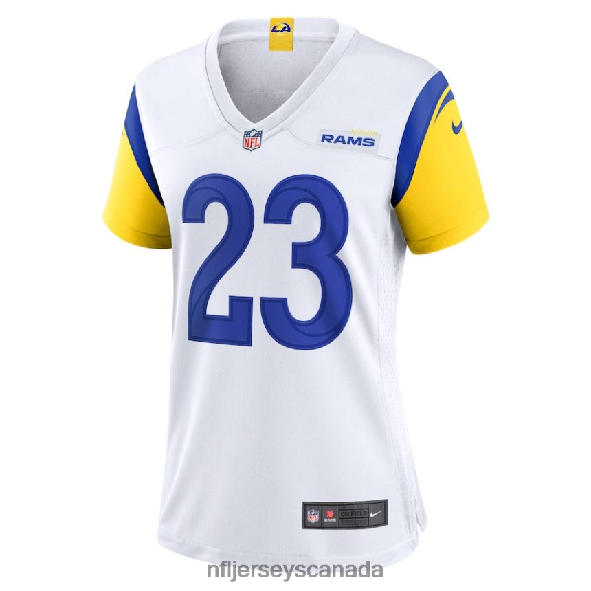 Women Los Angeles Rams Cam Akers Nike White Game Jersey Clothing NFL TBXFR64460