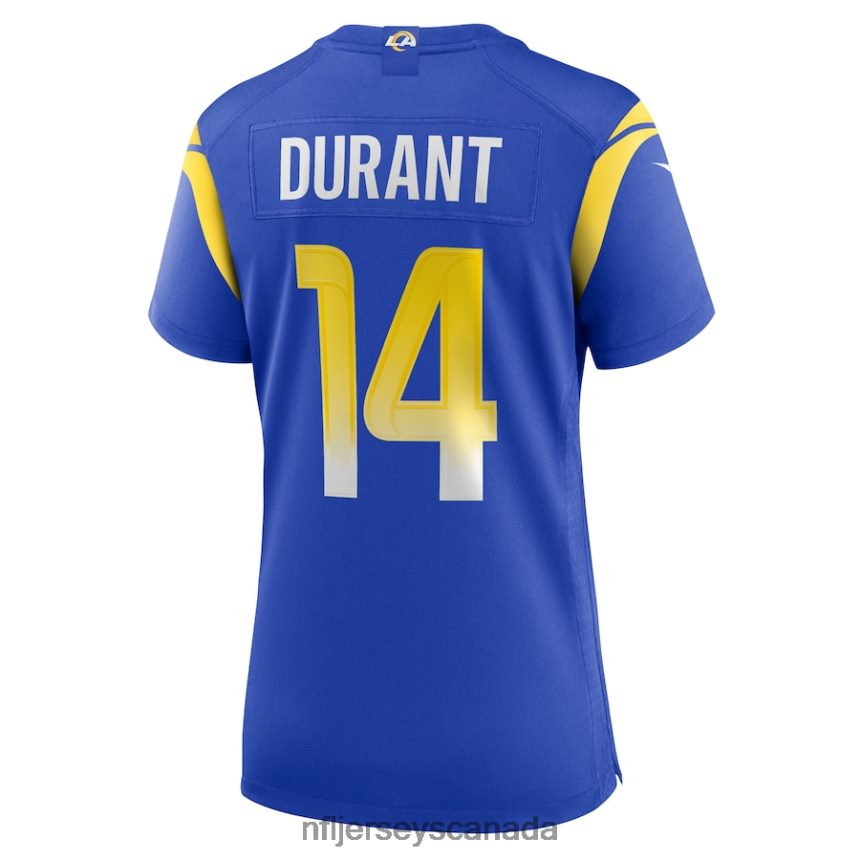 Women Los Angeles Rams Cobie Durant Nike Royal Game Player Jersey Clothing NFL TBXFR65418