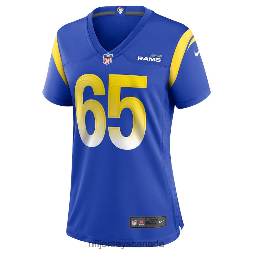 Women Los Angeles Rams Coleman Shelton Nike Royal Game Jersey Clothing NFL TBXFR65882