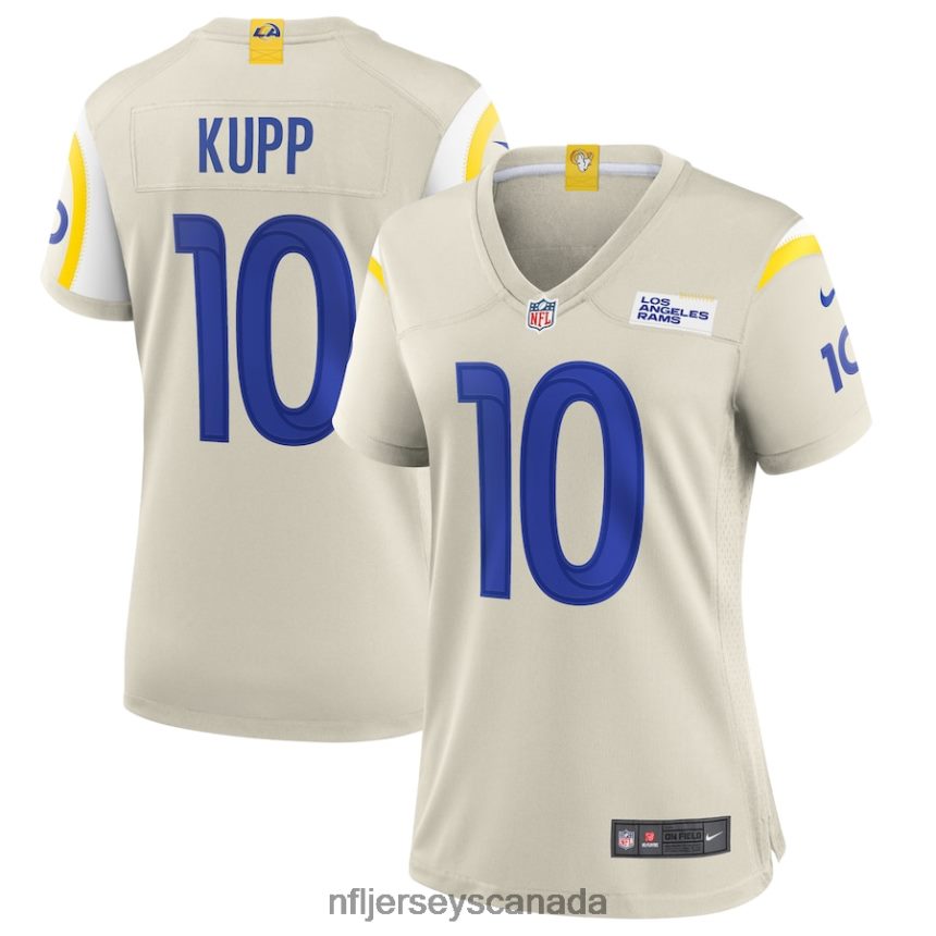 Women Los Angeles Rams Cooper Kupp Nike Bone Game Jersey Clothing NFL TBXFR64613