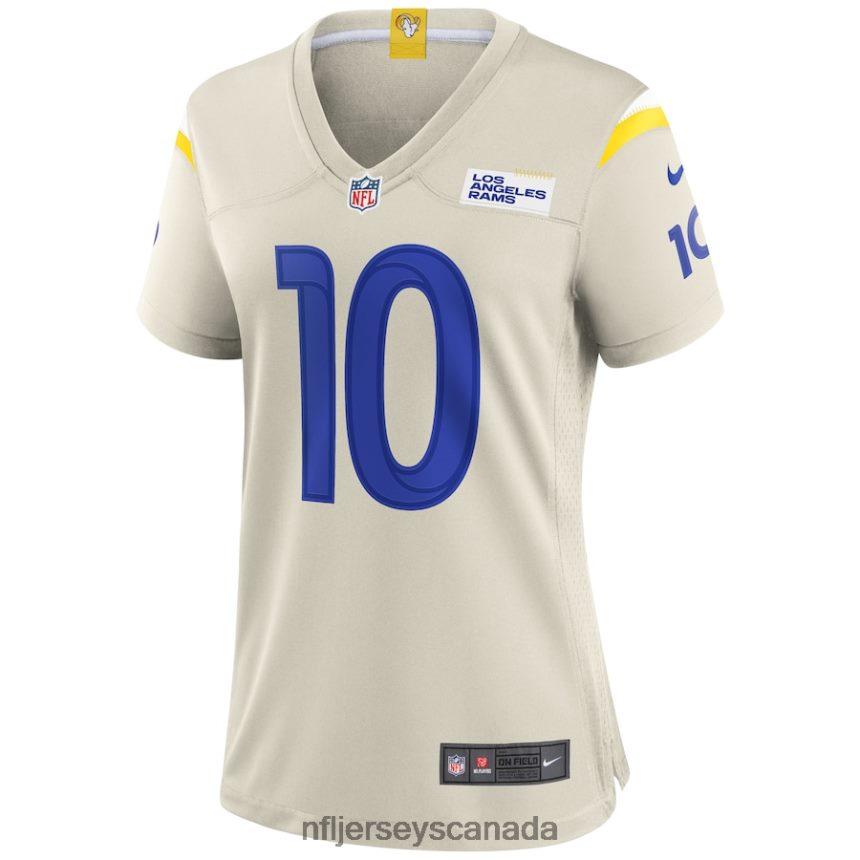 Women Los Angeles Rams Cooper Kupp Nike Bone Game Jersey Clothing NFL TBXFR64613