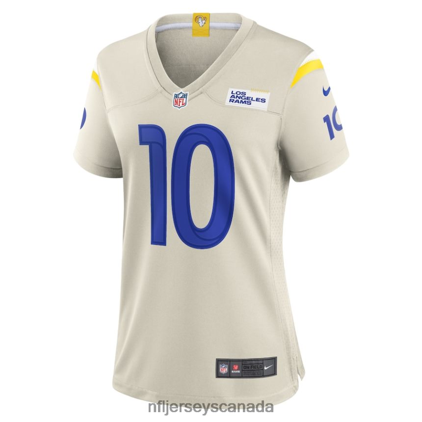 Women Los Angeles Rams Cooper Kupp Nike Bone Player Game Jersey Clothing NFL TBXFR62791