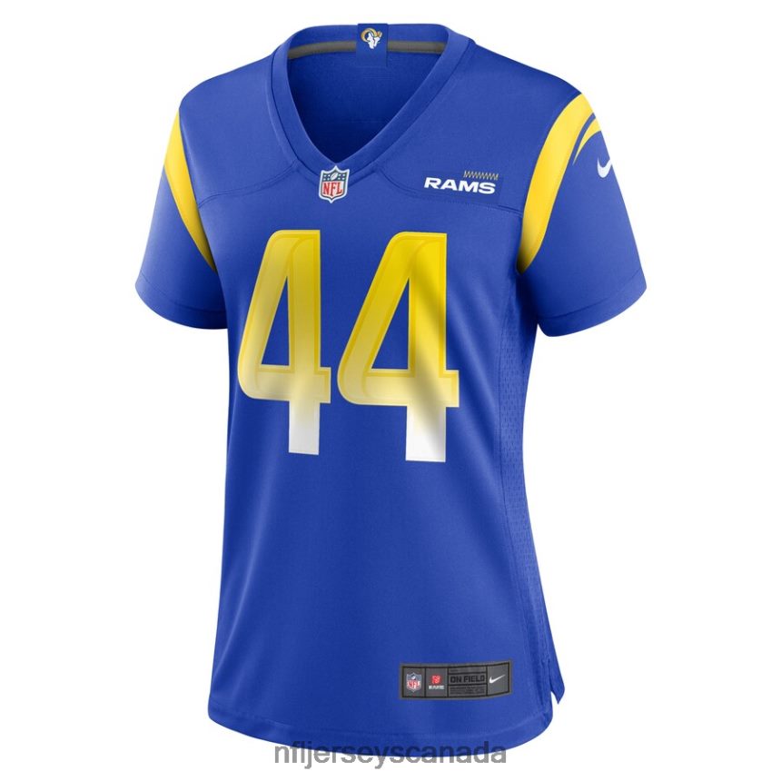 Women Los Angeles Rams Daniel Hardy Nike Royal Game Player Jersey Clothing NFL TBXFR66937