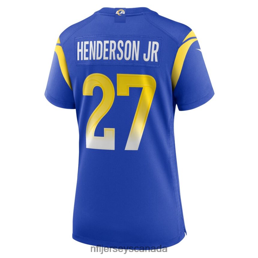 Women Los Angeles Rams Darrell Henderson Jr Nike Royal Game Jersey Clothing NFL TBXFR65631