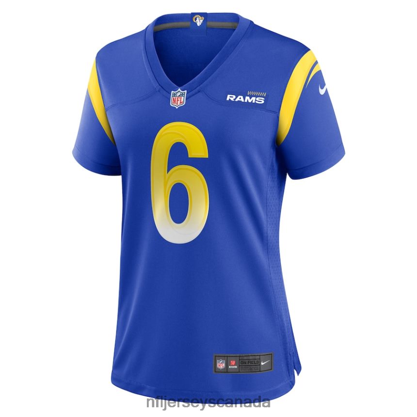 Women Los Angeles Rams Derion Kendrick Nike Royal Game Player Jersey Clothing NFL TBXFR66398