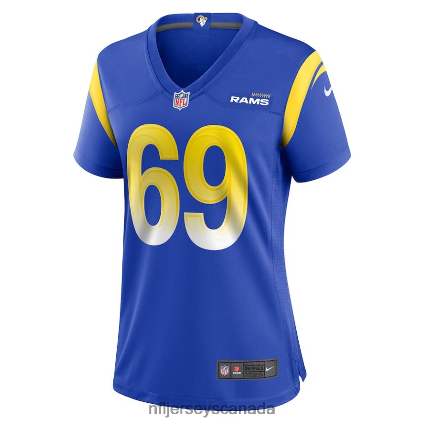 Women Los Angeles Rams Elijah Garcia Nike Royal Game Player Jersey Clothing NFL TBXFR66958