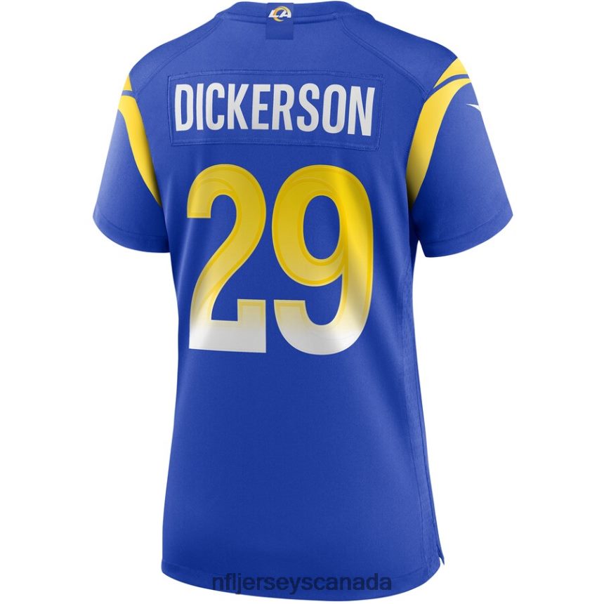 Women Los Angeles Rams Eric Dickerson Nike Royal Game Retired Player Jersey Clothing NFL TBXFR63146