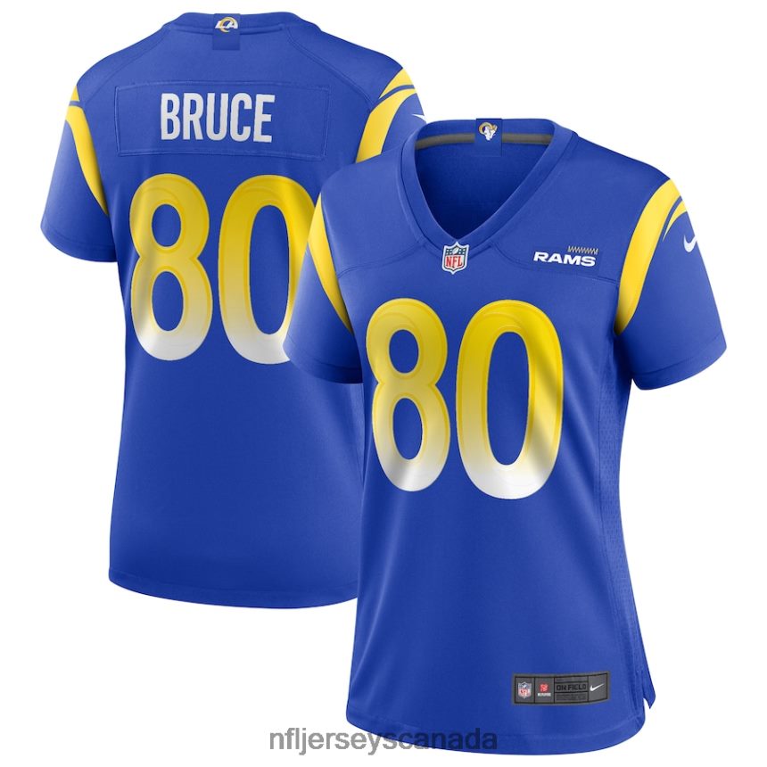 Women Los Angeles Rams Isaac Bruce Nike Royal Game Retired Player Jersey Clothing NFL TBXFR65903