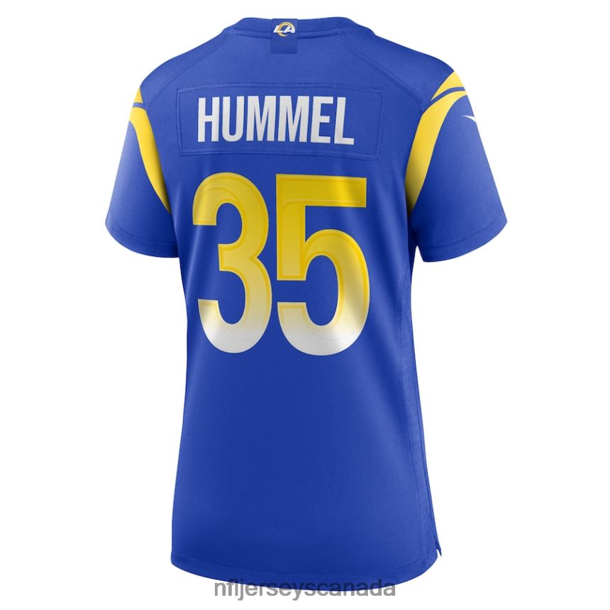 Women Los Angeles Rams Jake Hummel Nike Royal Game Player Jersey Clothing NFL TBXFR65741