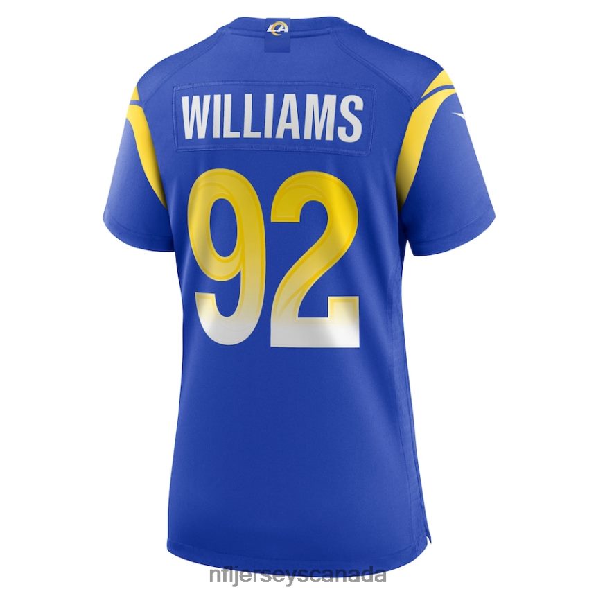 Women Los Angeles Rams Jonah Williams Nike Royal Game Player Jersey Clothing NFL TBXFR66804