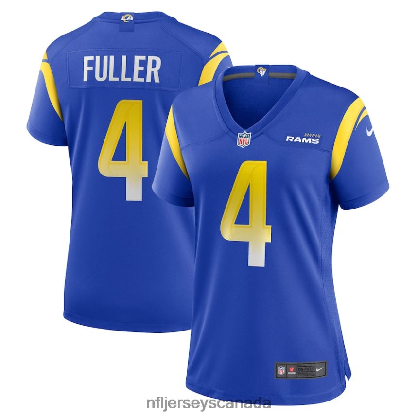 Women Los Angeles Rams Jordan Fuller Nike Royal Game Player Jersey Clothing NFL TBXFR65743