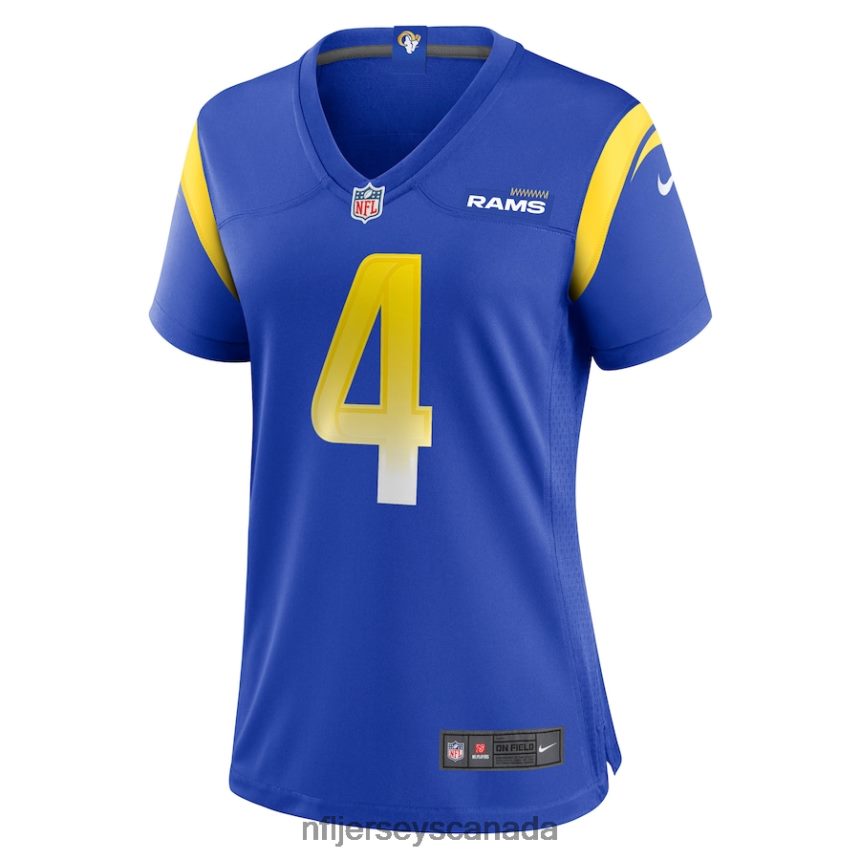 Women Los Angeles Rams Jordan Fuller Nike Royal Game Player Jersey Clothing NFL TBXFR65743