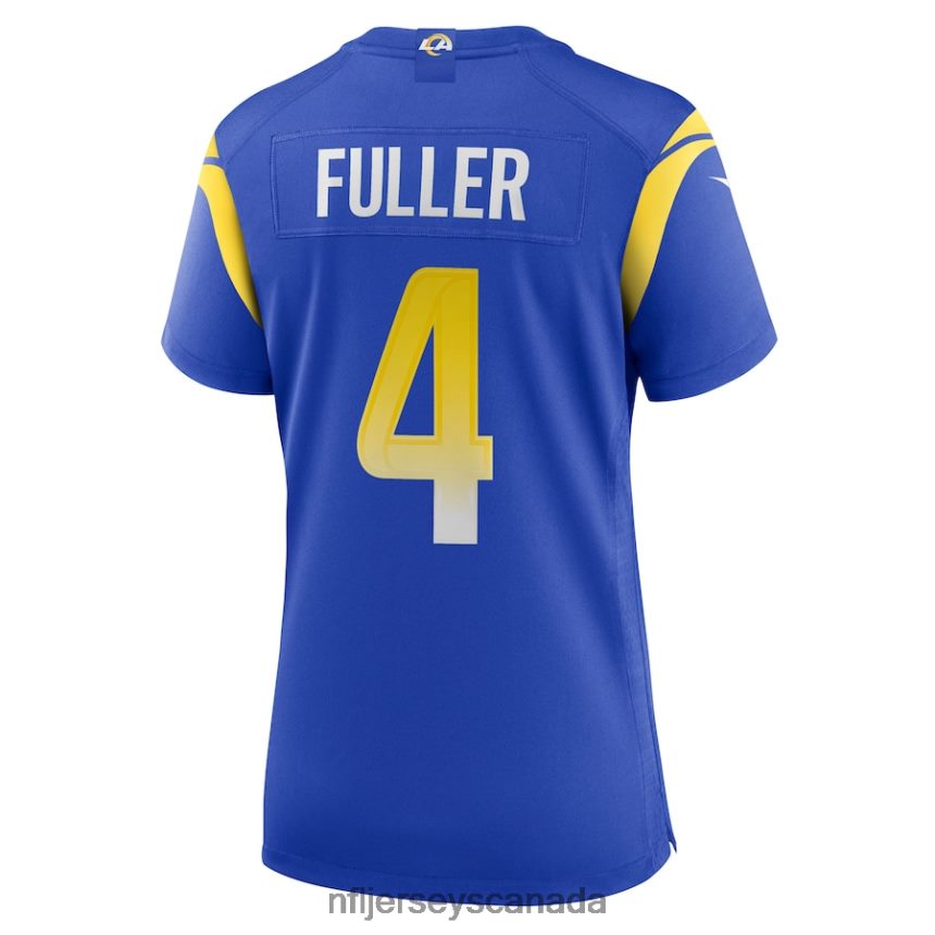 Women Los Angeles Rams Jordan Fuller Nike Royal Game Player Jersey Clothing NFL TBXFR65743