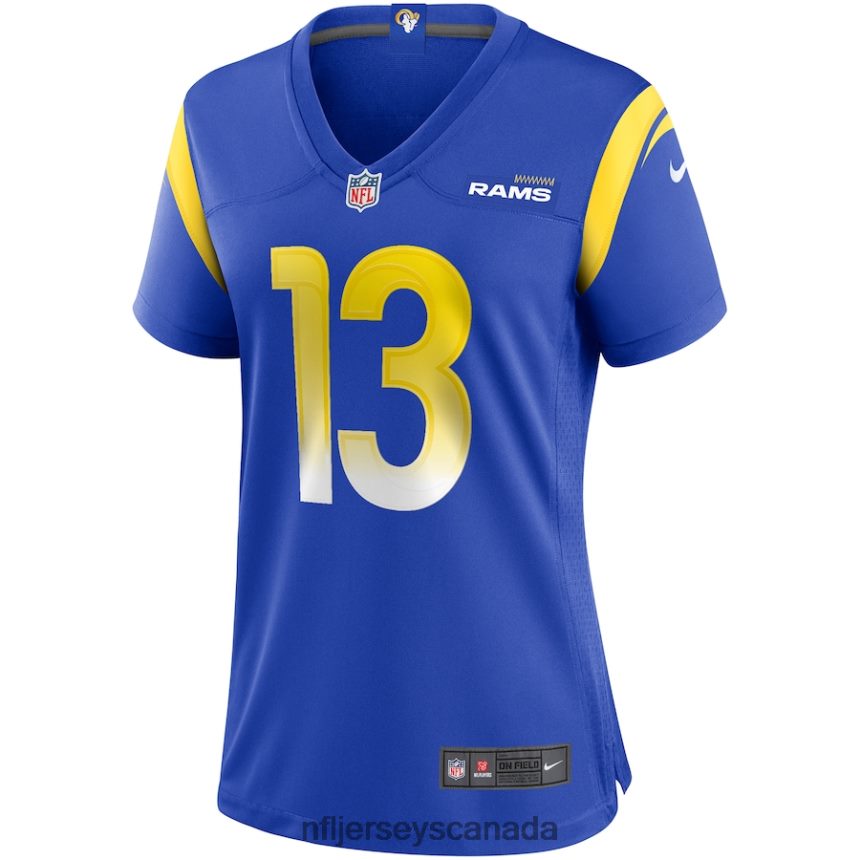 Women Los Angeles Rams Kurt Warner Nike Royal Game Retired Player Jersey Clothing NFL TBXFR62872