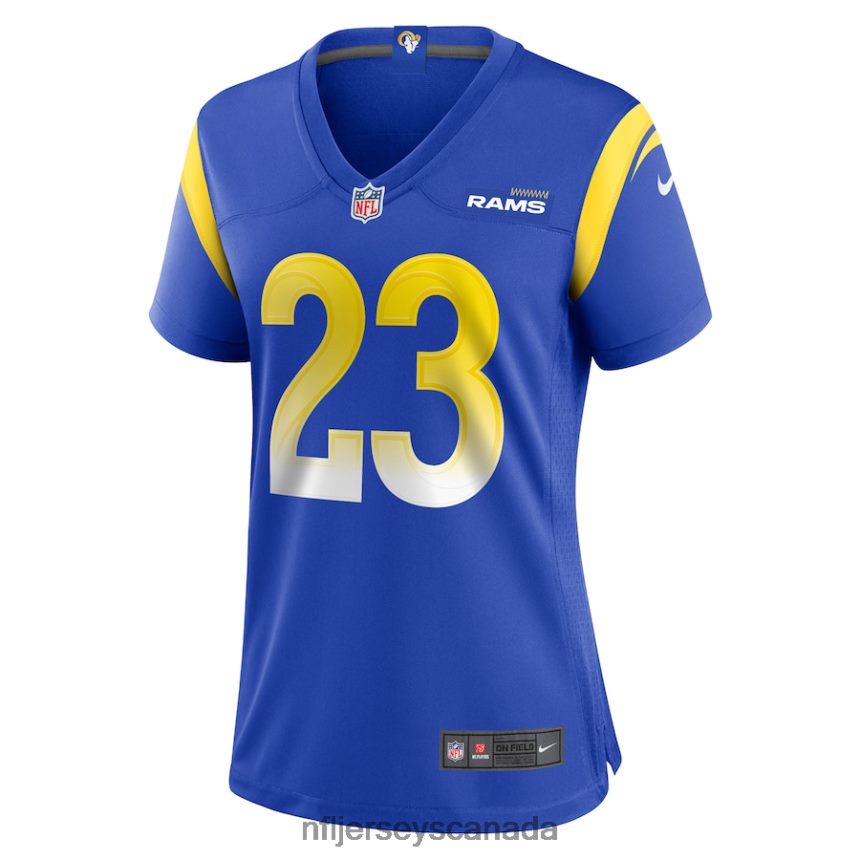 Women Los Angeles Rams Kyren Williams Nike Royal Game Player Jersey Clothing NFL TBXFR64855
