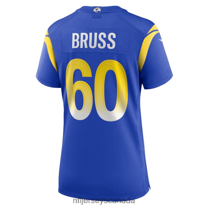 Women Los Angeles Rams Logan Bruss Nike Royal Game Player Jersey Clothing NFL TBXFR66905
