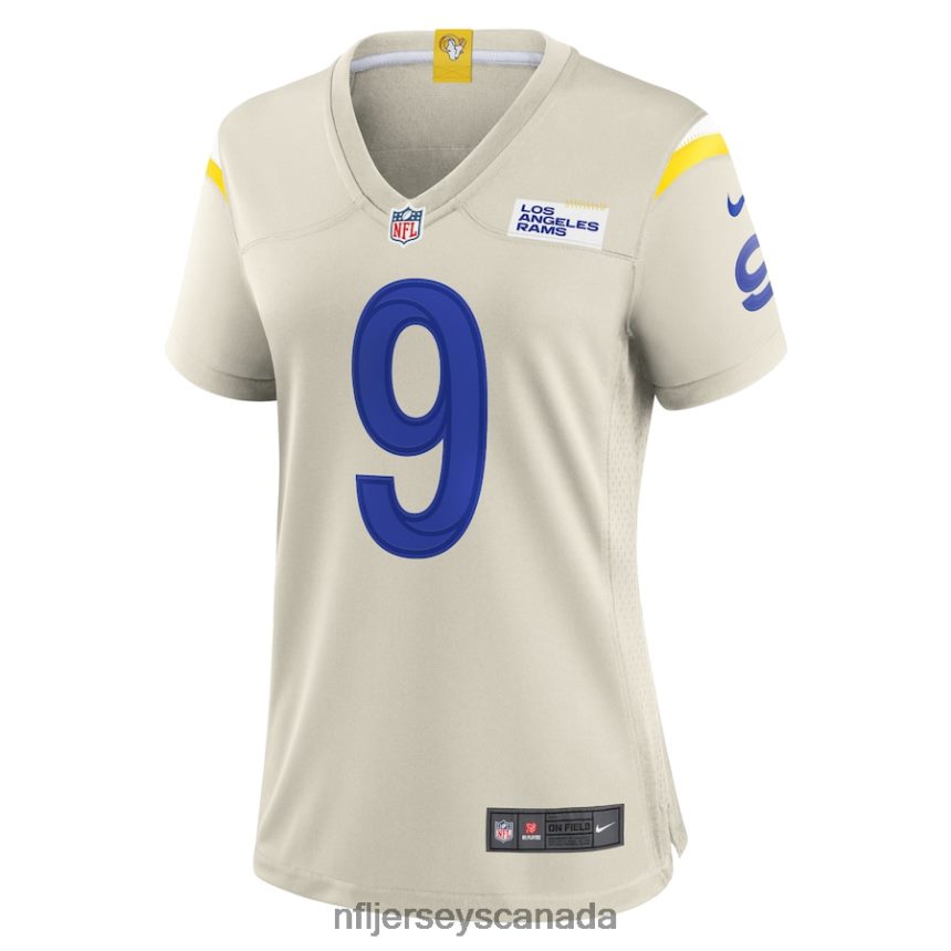 Women Los Angeles Rams Matthew Stafford Nike Bone Player Game Jersey Clothing NFL TBXFR66425