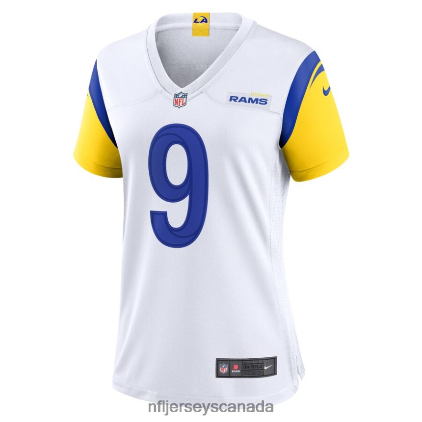 Women Los Angeles Rams Matthew Stafford Nike White Alternate Game Jersey Clothing NFL TBXFR64605