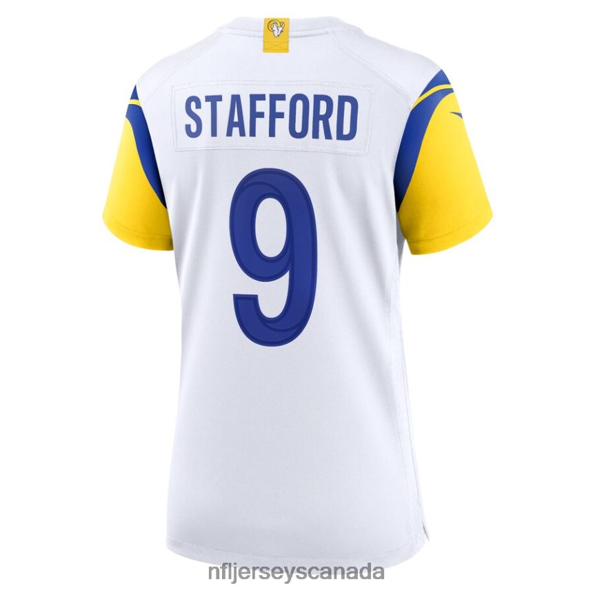 Women Los Angeles Rams Matthew Stafford Nike White Alternate Player Game Jersey Clothing NFL TBXFR65582