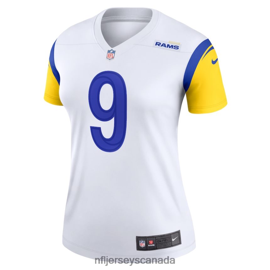 Women Los Angeles Rams Matthew Stafford Nike White Legend Jersey Clothing NFL TBXFR63622