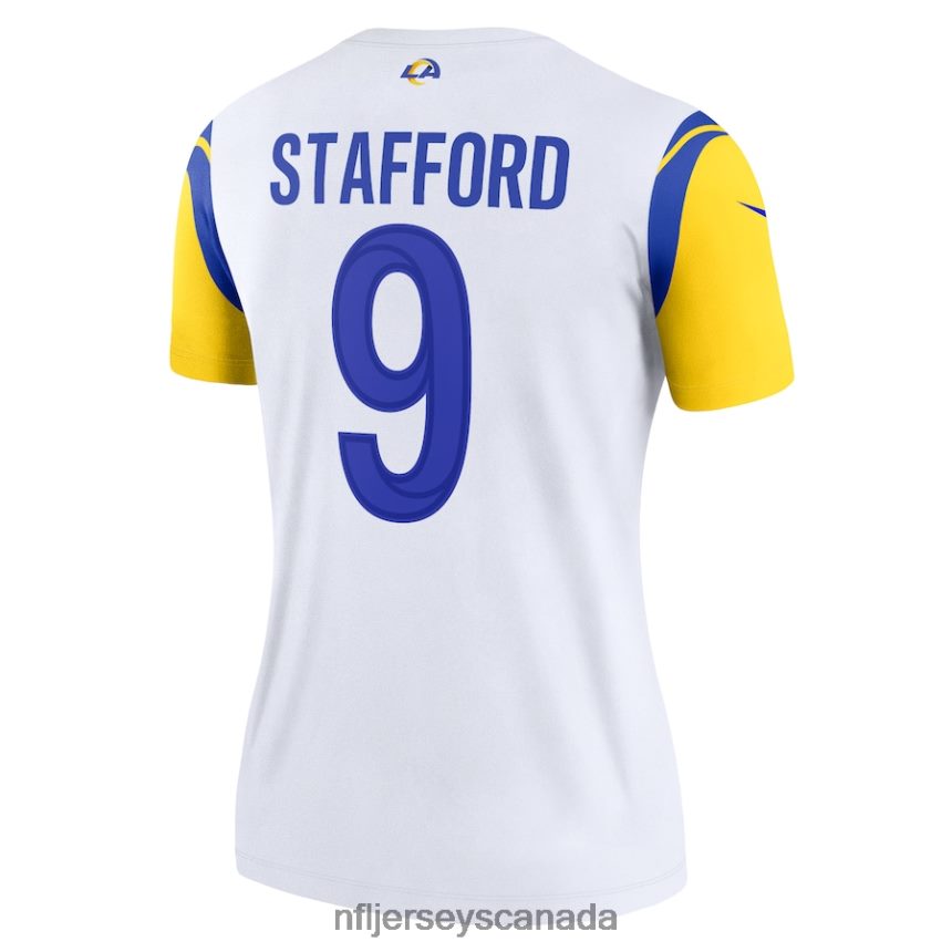 Women Los Angeles Rams Matthew Stafford Nike White Legend Jersey Clothing NFL TBXFR63622