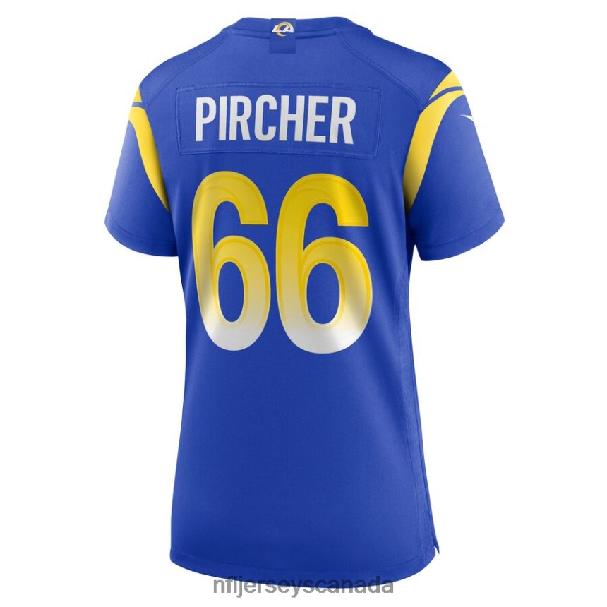 Women Los Angeles Rams Max Pircher Nike Royal Game Jersey Clothing NFL TBXFR66495