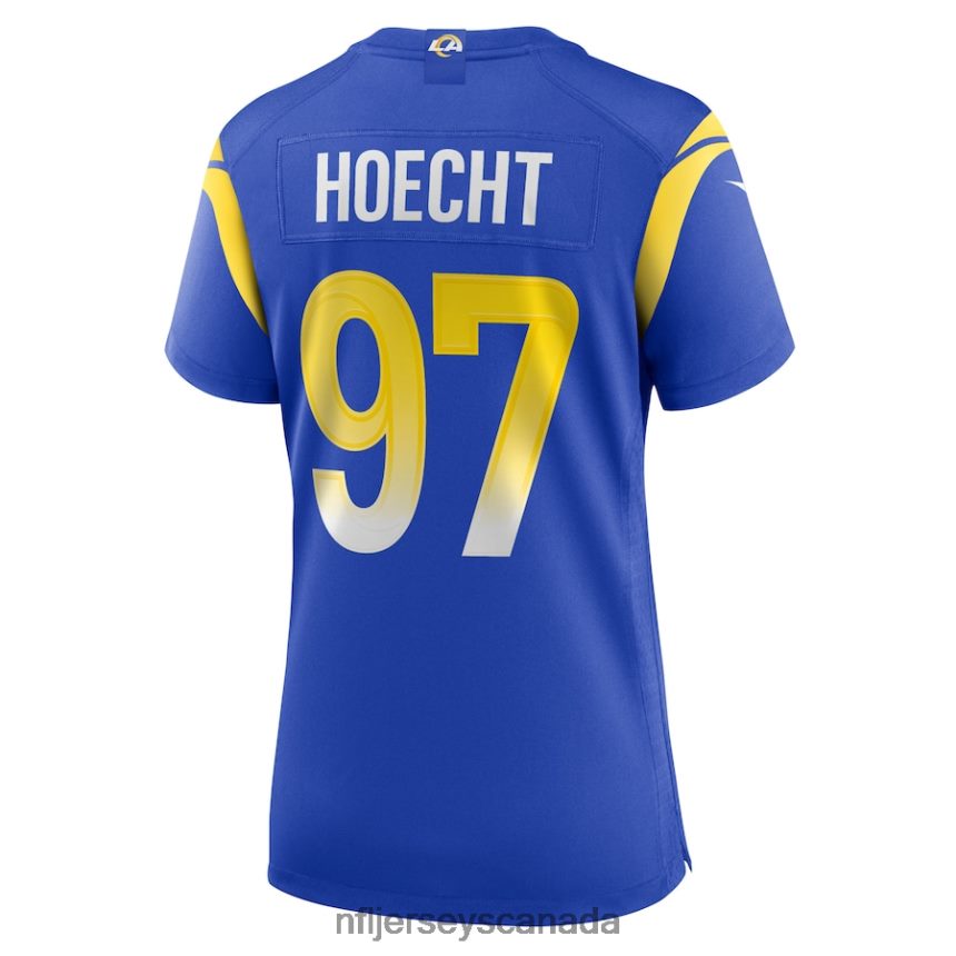 Women Los Angeles Rams Michael Hoecht Nike Royal Game Player Jersey Clothing NFL TBXFR66921