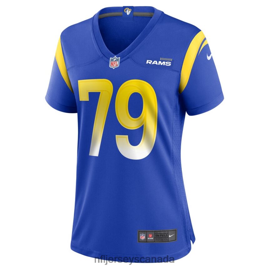 Women Los Angeles Rams Rob Havenstein Nike Royal Game Jersey Clothing NFL TBXFR66251