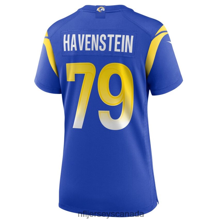 Women Los Angeles Rams Rob Havenstein Nike Royal Game Jersey Clothing NFL TBXFR66251