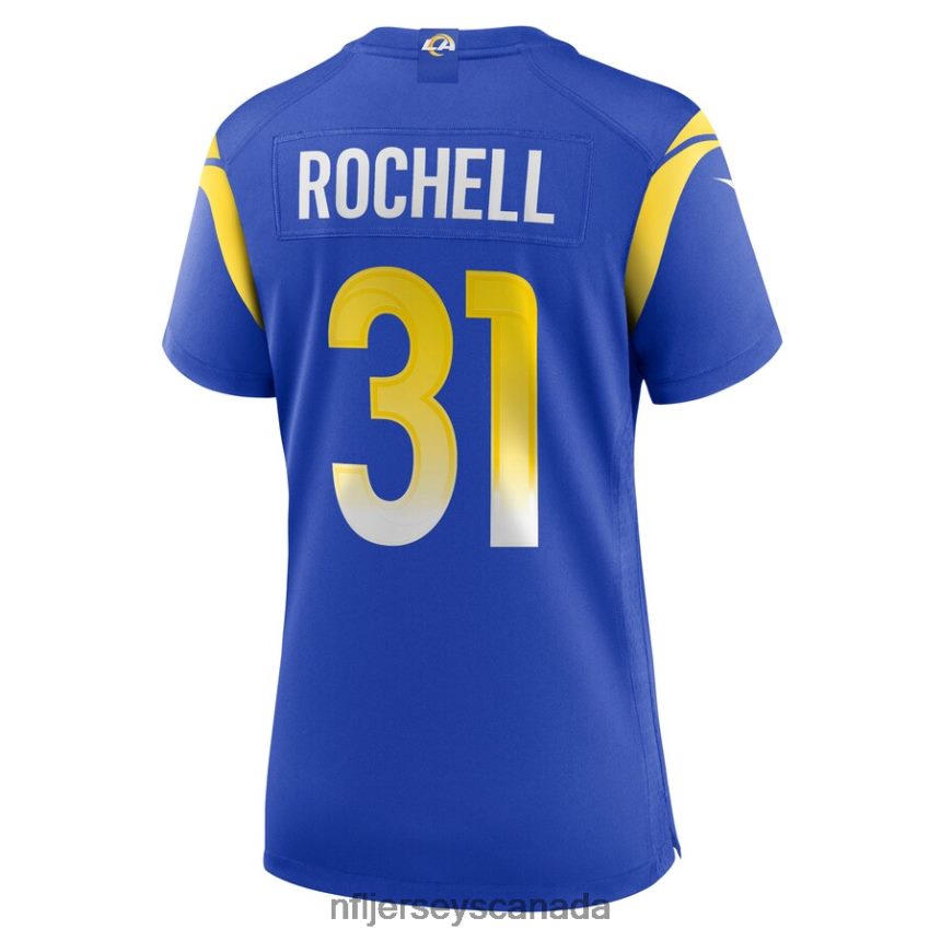 Women Los Angeles Rams Robert Rochell Nike Royal Game Player Jersey Clothing NFL TBXFR66257