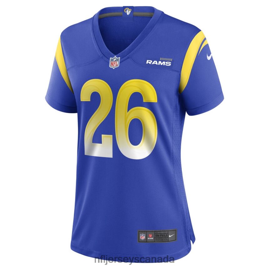 Women Los Angeles Rams Terrell Burgess Nike Royal Game Jersey Clothing NFL TBXFR66359