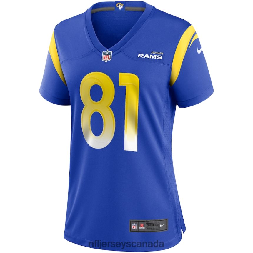 Women Los Angeles Rams Torry Holt Nike Royal Game Retired Player Jersey Clothing NFL TBXFR64670
