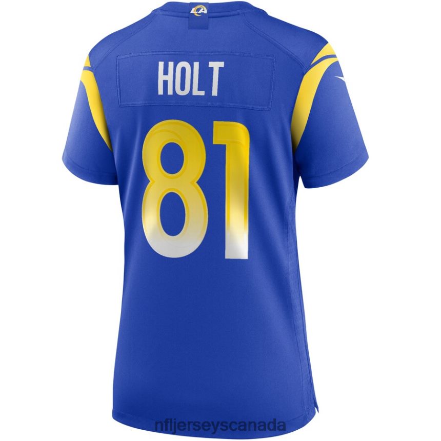 Women Los Angeles Rams Torry Holt Nike Royal Game Retired Player Jersey Clothing NFL TBXFR64670