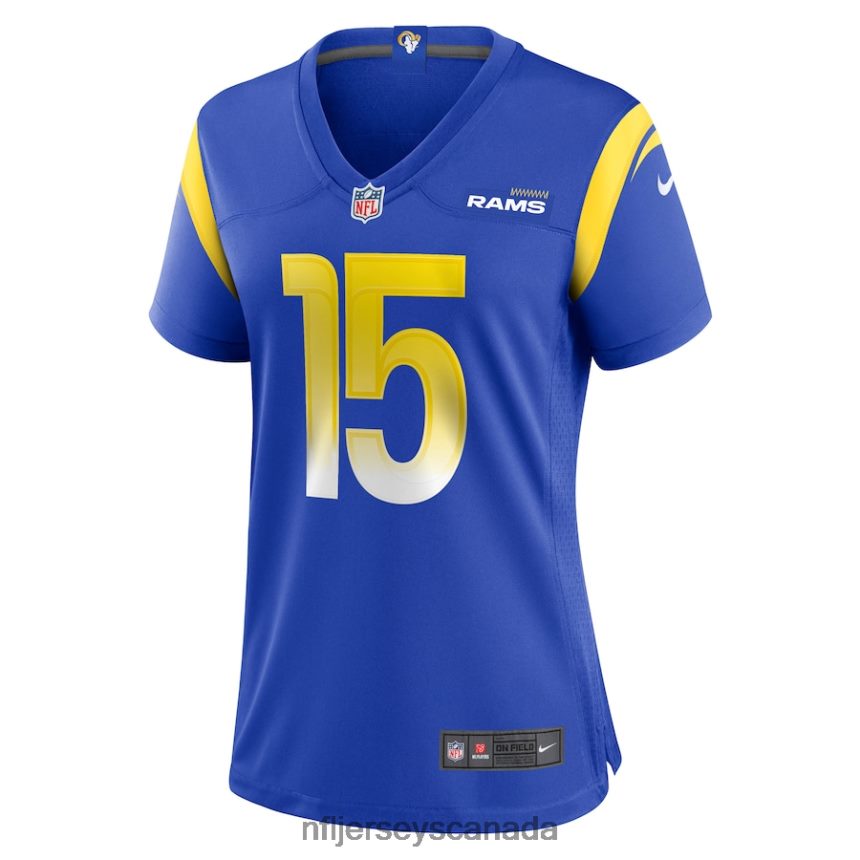 Women Los Angeles Rams Tutu Atwell Nike Royal Game Player Jersey Clothing NFL TBXFR64857