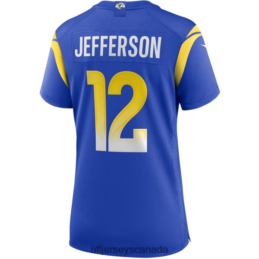 Women Los Angeles Rams Van Jefferson Nike Royal Game Jersey Clothing NFL TBXFR64861