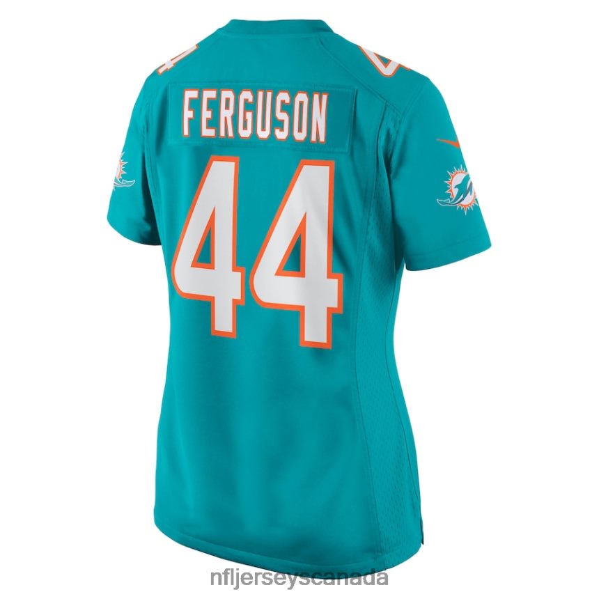 Women Miami Dolphins Blake Ferguson Nike Aqua Game Player Jersey Clothing NFL TBXFR65604
