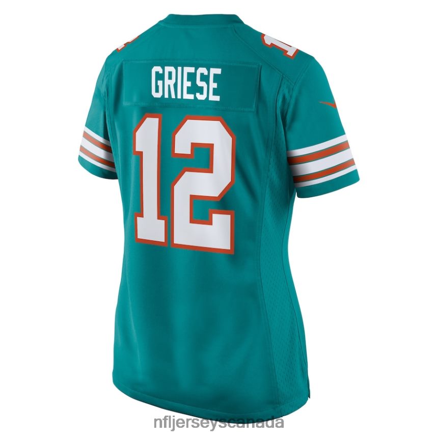 Women Miami Dolphins Bob Griese Nike Aqua Retired Player Jersey Clothing NFL TBXFR63694
