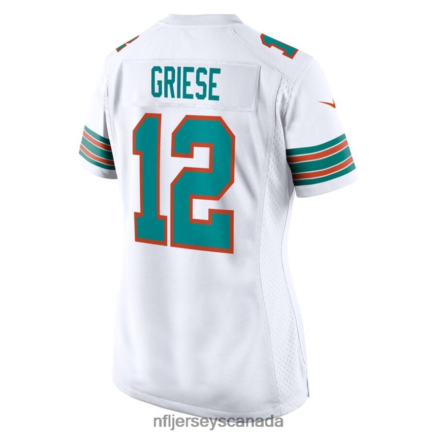 Women Miami Dolphins Bob Griese Nike White Retired Player Jersey Clothing NFL TBXFR66970