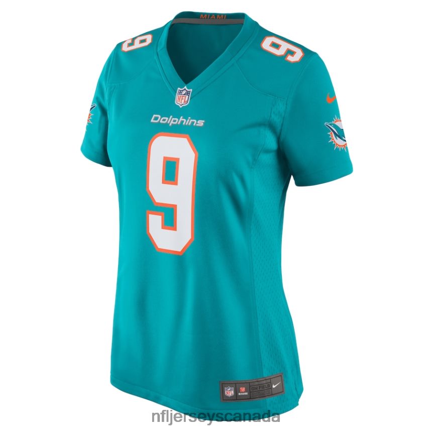 Women Miami Dolphins Calvin Jackson Nike Aqua Home Game Player Jersey Clothing NFL TBXFR66073
