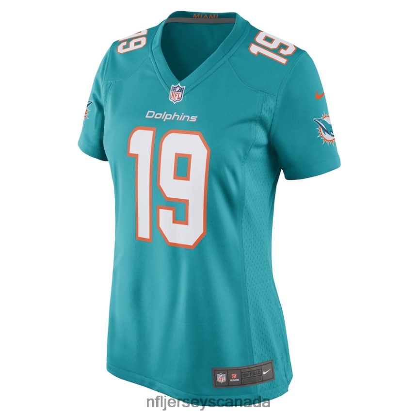 Women Miami Dolphins Skylar Thompson Nike Aqua Game Player Jersey Clothing NFL TBXFR63102
