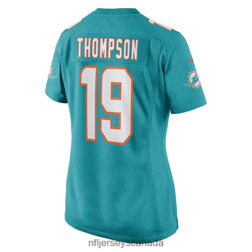 Women Miami Dolphins Skylar Thompson Nike Aqua Game Player Jersey Clothing NFL TBXFR63102