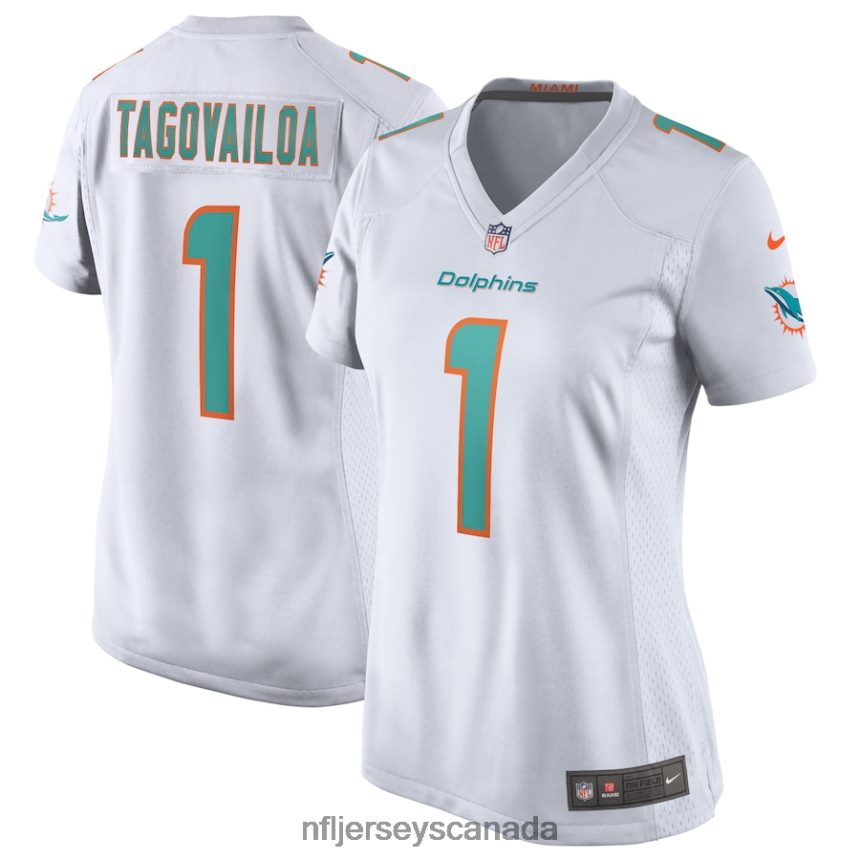 Women Miami Dolphins Tua Tagovailoa Nike White Game Jersey Clothing NFL TBXFR61165
