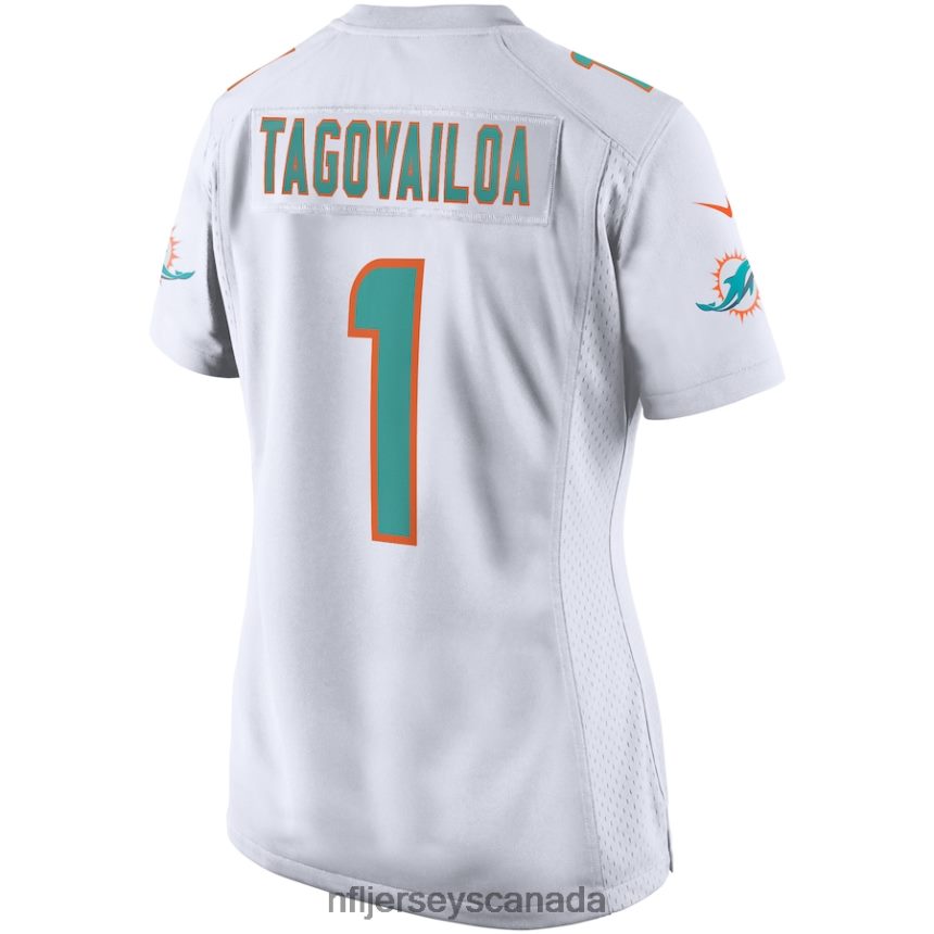 Women Miami Dolphins Tua Tagovailoa Nike White Game Jersey Clothing NFL TBXFR61165