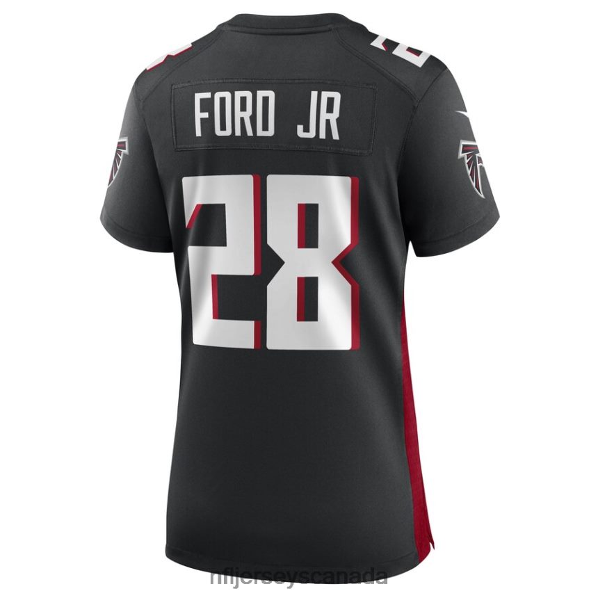 Women Mike Ford Atlanta Falcons Nike Black Game Player Jersey Clothing NFL TBXFR65389